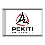 Pekiti University Double-Sided Flag (White)