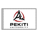 Pekiti University Double-Sided Flag (White)