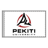 Pekiti University Double-Sided Flag (White)