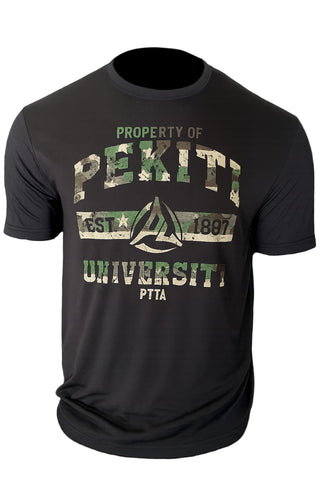 Pekiti University USA Camo DriFit Tee